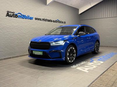 Blåmetal Brugt 2022 Skoda Enyaq iV SportLine SUV | 289.900 kr. (Dyr)