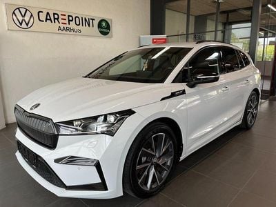 Hvid Brugt 2022 Skoda Enyaq iV SportLine SUV | 299.800 kr. (Fair pris)