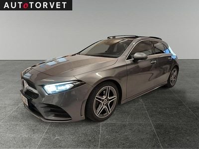 Gråmetal Brugt 2019 Mercedes A200 AMG line Hatchback | 269.700 kr. (Dyr)