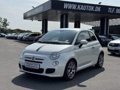 Hvid perlemor metal Brugt 2013 Fiat 500 S Hatchback | 49.900 kr. (Lidt for dyr)