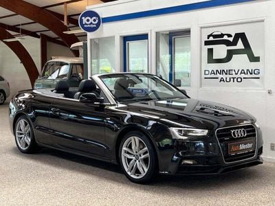 Sort Brugt 2015 Audi A5 Cabriolet S-Line Cabriolet | 319.800 kr.