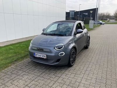 Grå mineral Brugt 2023 Fiat 500e La Prima Cabriolet | 179.900 kr.