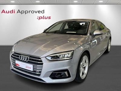 Sølvmetal Brugt 2019 Audi A5 Sportback Sport Hatchback | 329.900 kr. (Fair pris)