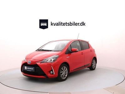 brugt Toyota Yaris Hybrid 1,5 Hybrid Premium Smart E-CVT 100HK 5d Trinl. Gear