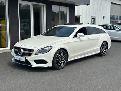 Hvid Brugt 2015 Mercedes CLS350 Shooting Brake AMG line Stationcar | 214.900 kr.
