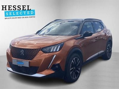 Orange Brugt 2021 Peugeot e-2008 GT SUV | 144.900 kr. (Fair pris)