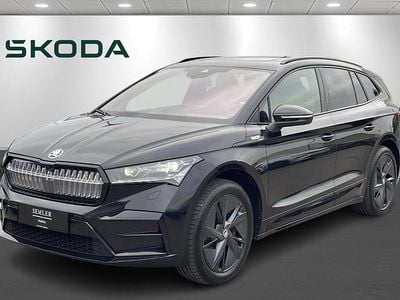 Brugt Skoda Enyaq iV RS 250 kW (340 HK) 2024 Sortmetal SUV