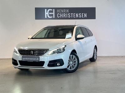 Hvid nacre Brugt 2018 Peugeot 308 Selection Sky Stationcar | 109.900 kr. (Fair pris)