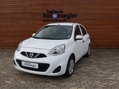 Hvid Brugt 2016 Nissan Micra Visia Hatchback | 50.000 kr. (Fair pris)