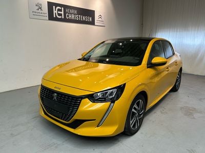 Gul faro Brugt 2020 Peugeot 208 Allure Sky Hatchback | 139.900 kr. (Fair pris)