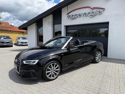 Sortmetal Brugt 2018 Audi A3 Cabriolet S-Line Cabriolet | 328.900 kr. (Dyr)