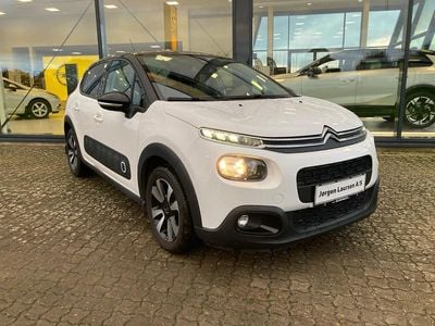 Hvid banquise Brugt 2019 Citroën C3 PureTech Hatchback | 79.800 kr. (Fair pris)