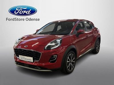 Rød Brugt 2020 Ford Puma Titanium SUV | 139.600 kr.
