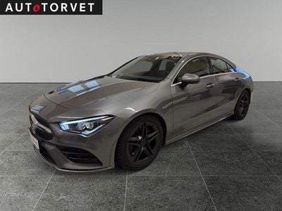 Champagnemetal Brugt 2020 Mercedes CLA200 AMG line Coupe | 299.700 kr. (Lidt for dyr)