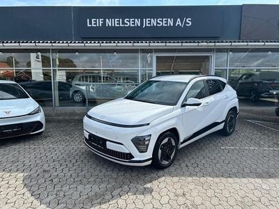 Hvid Ny 2024 Hyundai Kona GO! SUV | 264.900 kr. (Fair pris)