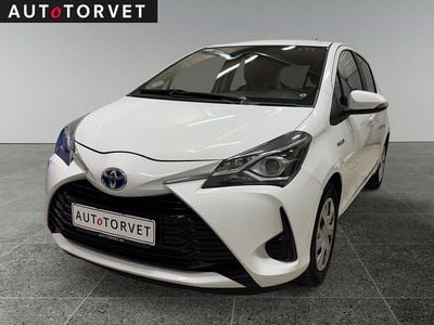 Brugt Toyota Yaris Hybrid H2 100 HK (73 kW) 2017 Hvid Hatchback