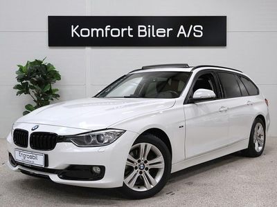 Hvid Brugt 2014 BMW 320 Sport Line Stationcar | 109.900 kr. (Super pris)