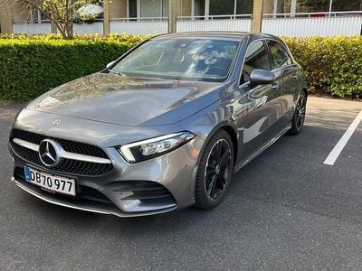 Grå Brugt 2020 Mercedes A200 AMG line Hatchback | 239.900 kr. (Super pris)
