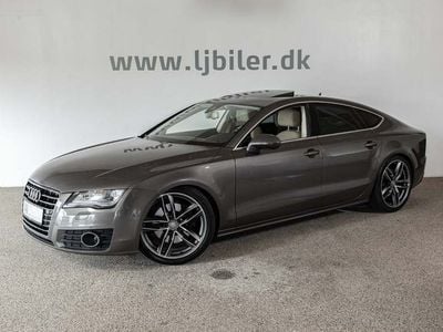 Gråmetal Brugt 2011 Audi A7 Sportback S-Line Hatchback | 209.800 kr.