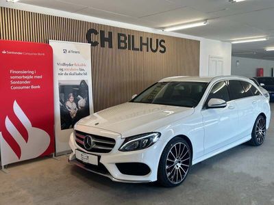 brugt Mercedes C220 d 2,2 AMG Line stc. aut.