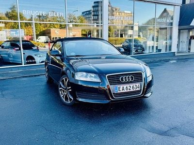 Brugt Audi A3 Cabriolet Ambition 160 HK (117 kW) 2008 Sort Cabriolet
