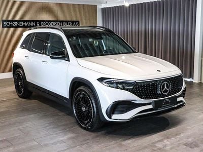 Hvid Brugt 2024 Mercedes EQB250+ AMG line SUV | 409.900 kr.