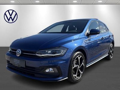 Blåmetal Brugt 2020 VW Polo R-line Plus Hatchback | 189.900 kr. (Fair pris)