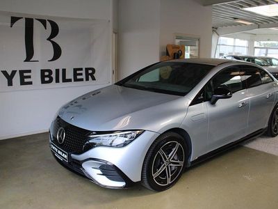 Sølvmetal Brugt 2022 Mercedes EQE350 AMG line Sedan | 428.900 kr. (Super pris)
