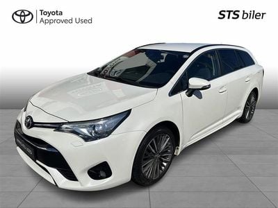 Pearlwhite Brugt 2017 Toyota Avensis Premium Stationcar | 189.900 kr. (Dyr)