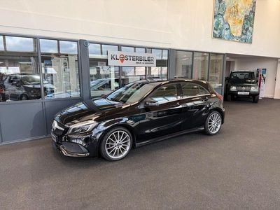 Sortmetal Brugt 2018 Mercedes A180 AMG line Hatchback | 144.700 kr. (Super pris)