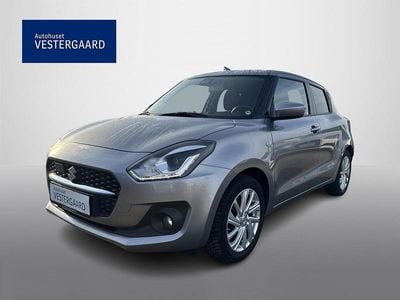 Sølv Brugt 2021 Suzuki Swift Action Hatchback | 114.600 kr. (God pris)