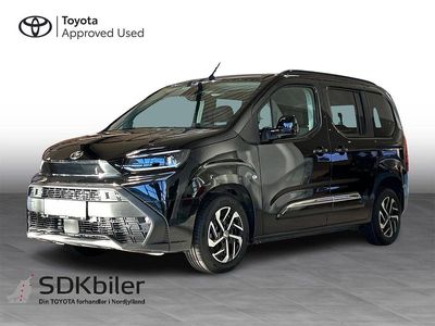 Sort Ny 2025 Toyota Proace Verso City Stationcar | 169.480 kr.