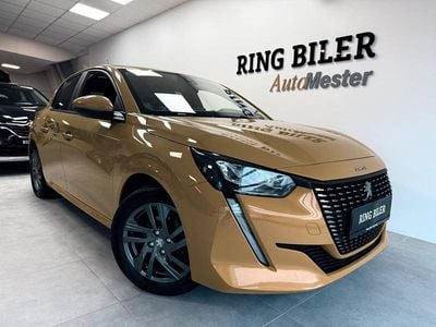 Gul Brugt 2021 Peugeot 208 Active Hatchback | 109.800 kr. (Fair pris)