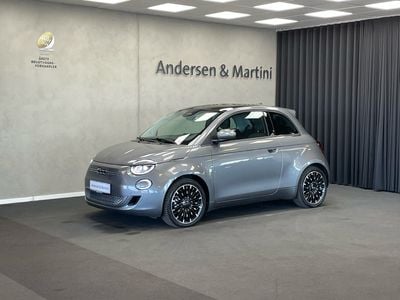 Grå Brugt 2021 Fiat 500e Icon Hatchback | 128.900 kr. (Fair pris)