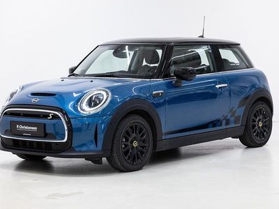 Farve: blåmetal Brugt 2022 Mini Cooper SE Premium Plus Hatchback | 149.900 kr. (Fair pris)