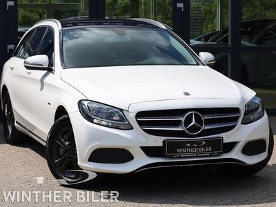 Hvid Brugt 2017 Mercedes C350 Avantgarde Stationcar | 169.900 kr.