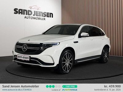 Hvid Brugt 2023 Mercedes EQC400 AMG line SUV | 439.900 kr. (Fair pris)