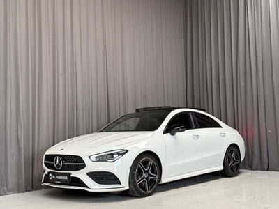 Hvid Brugt 2020 Mercedes CLA220 AMG line Sedan | 329.900 kr.