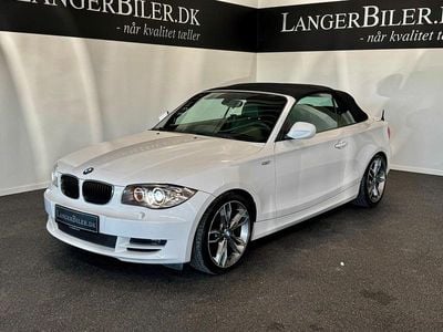 Hvid Brugt 2010 BMW 118 Cabriolet Cabriolet | 179.500 kr.