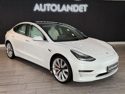 Brugt Tesla Model 3 Performance 355 kW (483 HK) 2019 Hvid Sedan