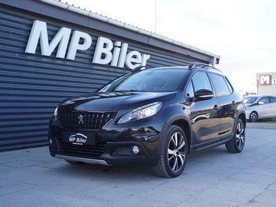 Sort Brugt 2018 Peugeot 2008 GT-line SUV | 99.700 kr. (Lidt for dyr)