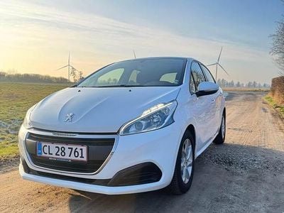 Hvid Brugt 2016 Peugeot 208 Active Hatchback | 56.999 kr. (God pris)