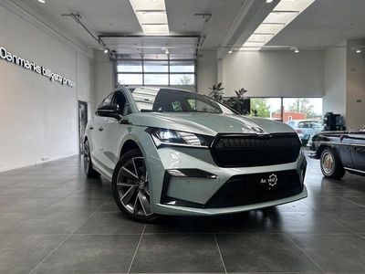 Sølvmetal Brugt 2021 Skoda Enyaq iV SportLine SUV | 259.799 kr. (Lidt for dyr)