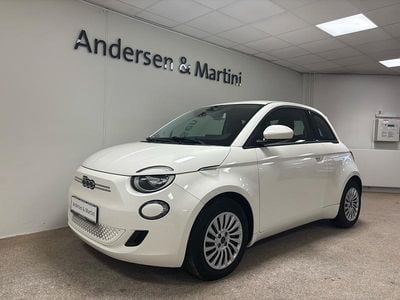 Hvid Brugt 2023 Fiat 500e Icon Hatchback | 104.700 kr. (Fair pris)
