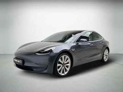 Gråmetal Brugt 2020 Tesla Model 3 Performance Sedan | 179.980 kr. (Fair pris)