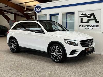 Hvid Brugt 2017 Mercedes GLC350 AMG line SUV | 399.800 kr. (Super pris)