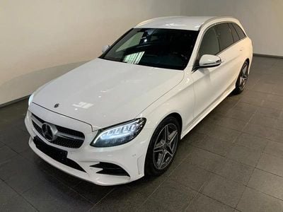 Hvid Brugt 2020 Mercedes C220 AMG line Stationcar | 224.900 kr. (Super pris)