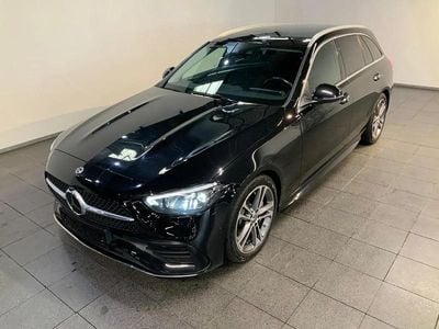Sort Brugt 2022 Mercedes C220 AMG line Stationcar | 359.900 kr. (Fair pris)