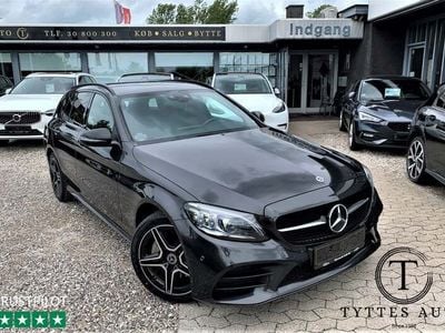 Gråmetal Brugt 2020 Mercedes C300e AMG line Stationcar | 319.800 kr. (Fair pris)