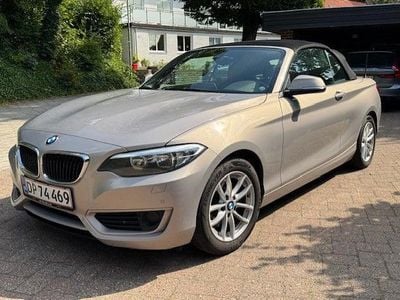 Brugt BMW 220 190 HK (139 kW) 2017 Champagnemetal Cabriolet